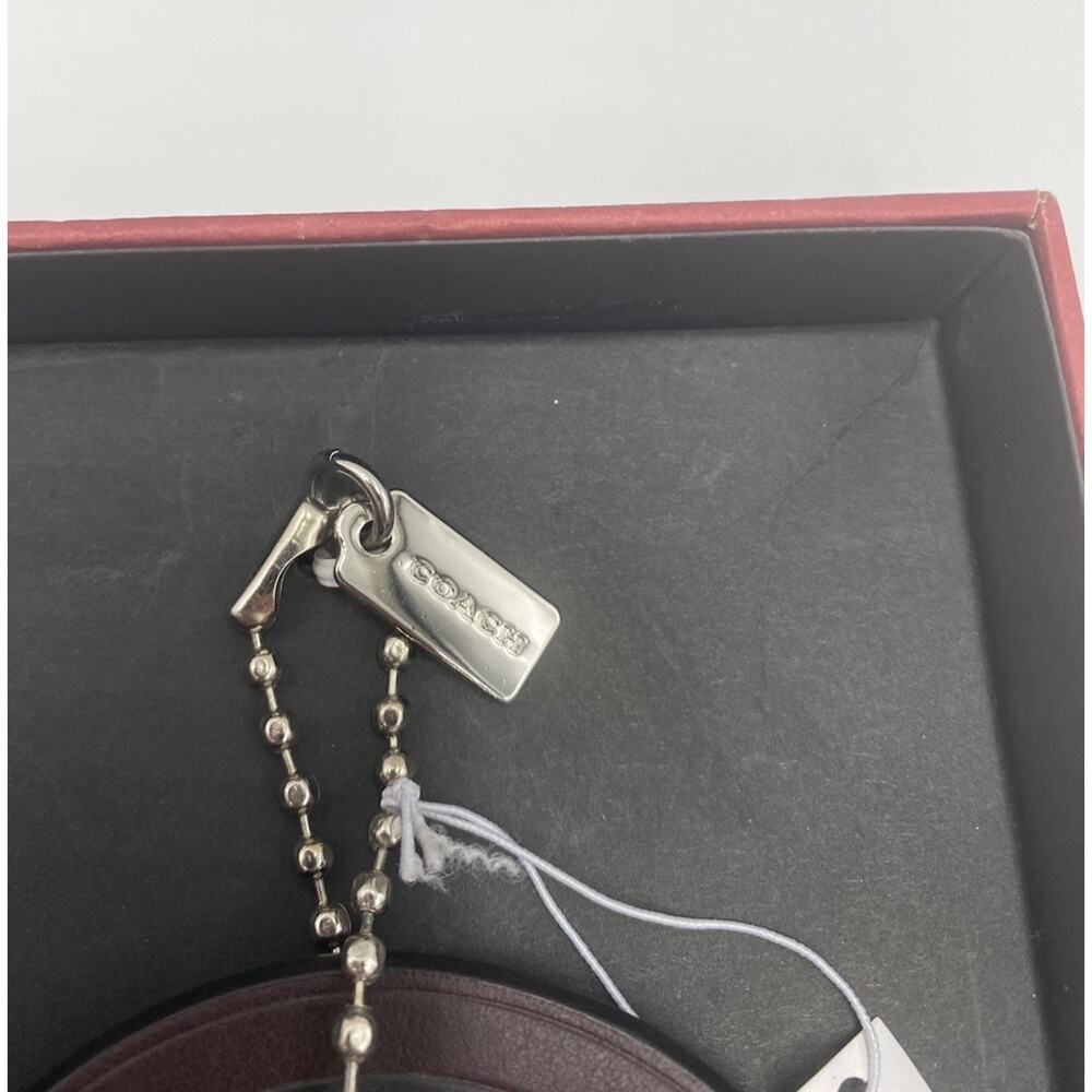NWT Coach 78027B Wizard Of Oz Boxed Ruby Slippers Hangtag Bag Charm BLACK Silver - Picture 4 of 11